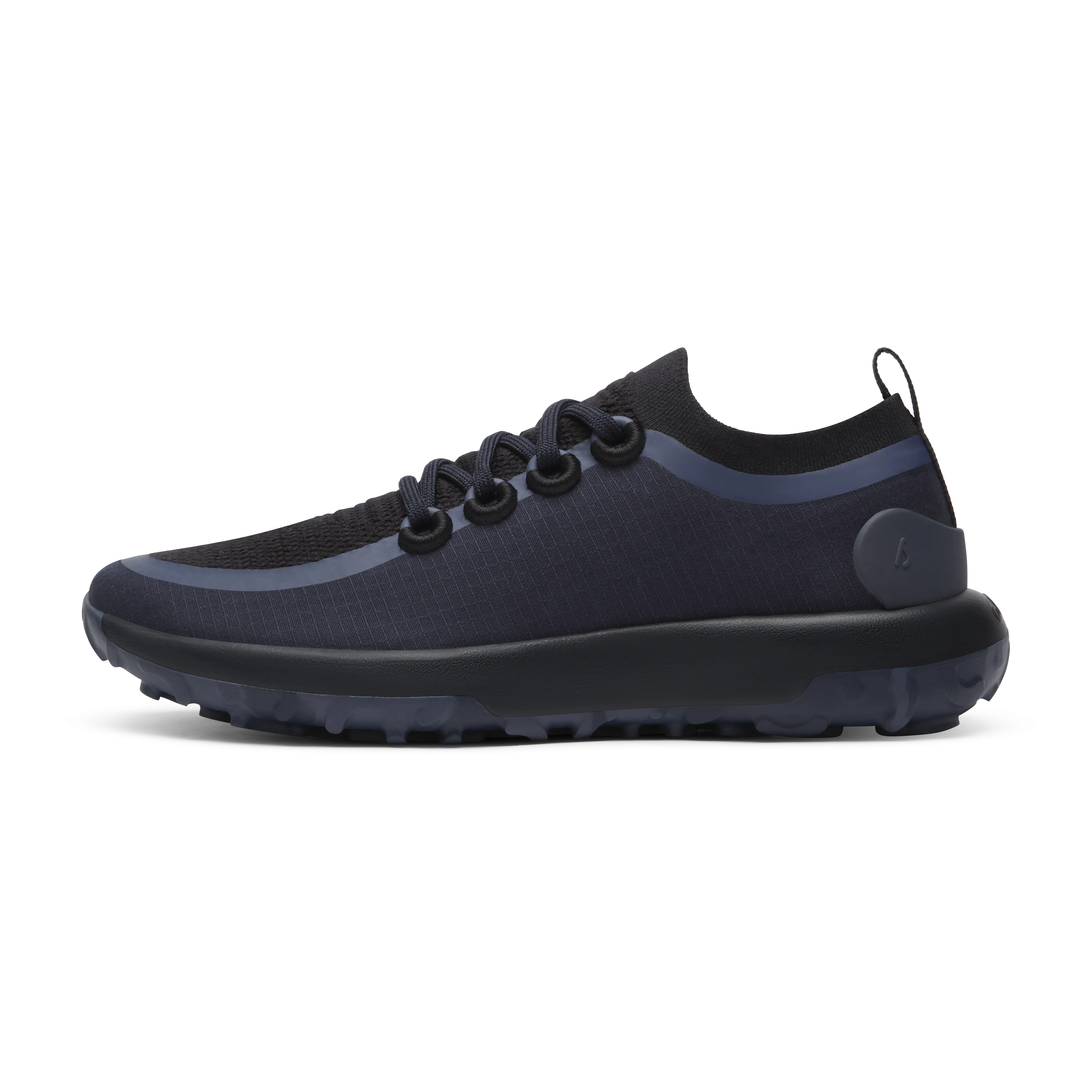 Comfort Fit Upper Women's Trail Runner - True Navy/Hazy Indigo (Natural Black Sole)