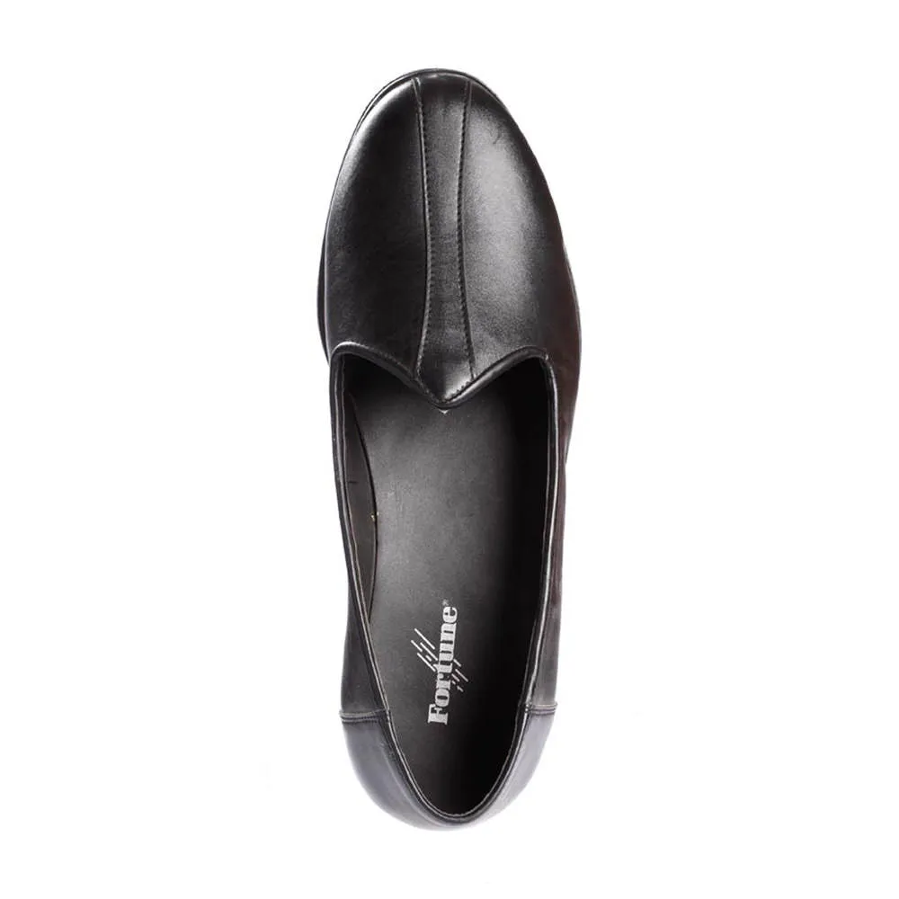 Fortune (Black) Casual Mojari Jutti For Men NAGRA By Liberty Prestige Circle
