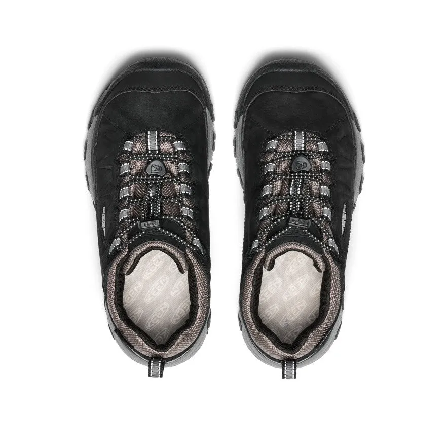 Soft Sole Semi - formal kids' shoes Big Kids' Targhee IV Waterproof Hiking Shoe  |  Black/Steel Grey
