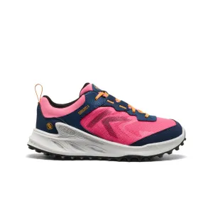 Slip Resistant Big Kids' Zionic Waterproof Shoe  |  Naval Academy/Pink Lemonade