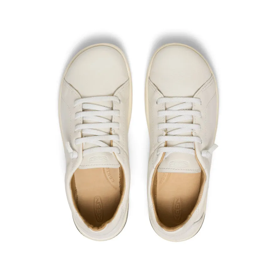 Bounce Support Flexible Construction Women's KNX Leather Sneaker  |  Star White/Star White