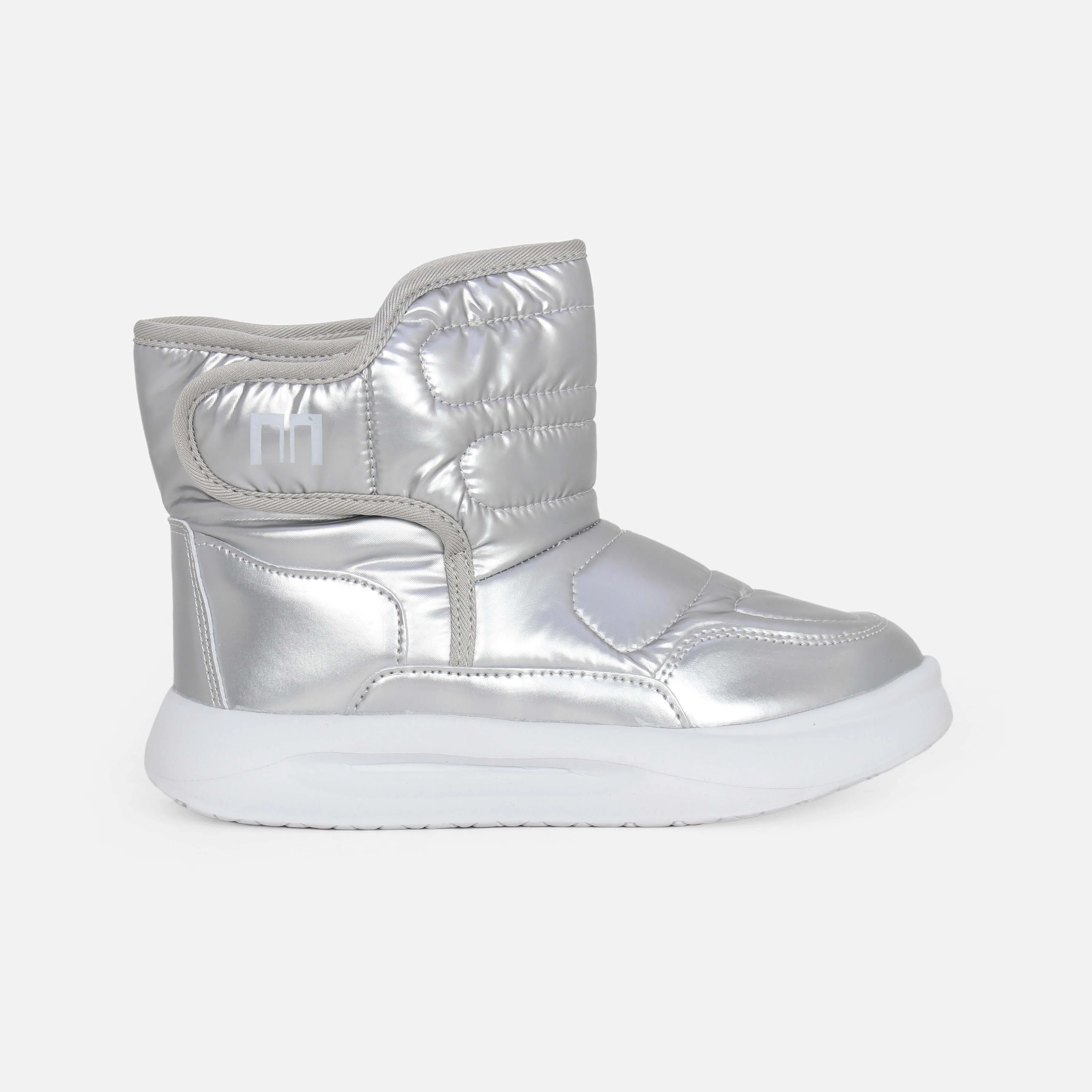 GIRLS CASUAL VELCRO BOOTS Anti   Static Bold Heel