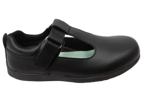 Slip Resistant Outsole Kids' loafers Grosby Delilah JNR Kids Girls Leather Mary Jane School Shoes