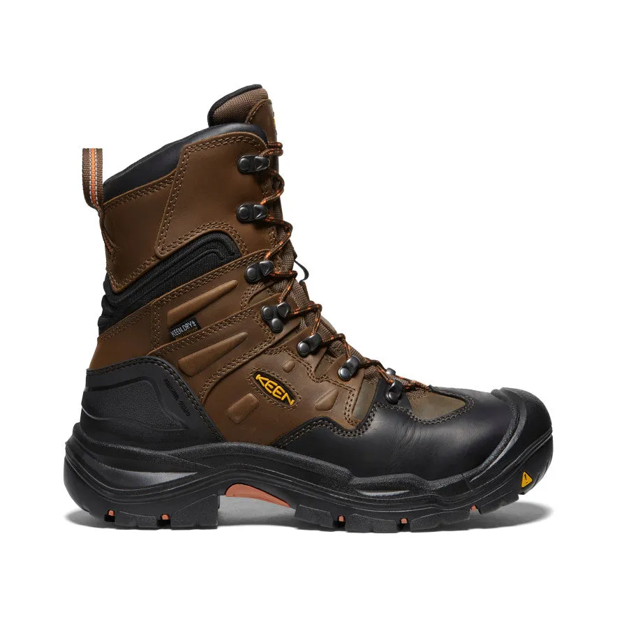 Men's Coburg 8" Waterproof Boot (Steel Toe)  |  Cascade Brown/Brindle Comfortable Movement