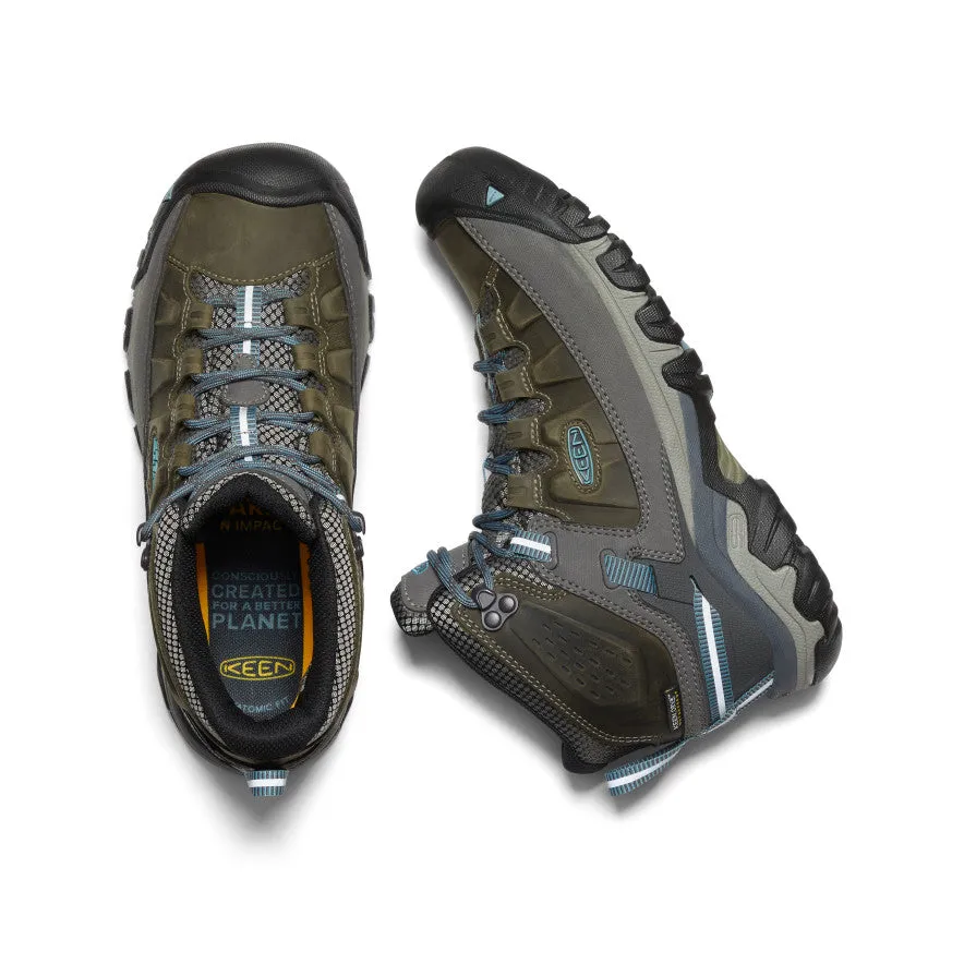 Low Top Women's Targhee III Waterproof Mid  |  Magnet/Atlantic Blue