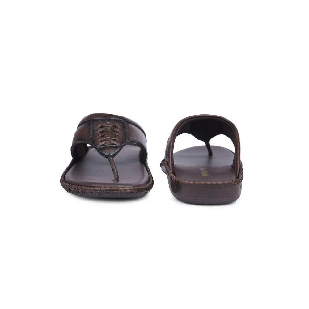 Healers By Liberty Mens VCL-102 Brown Casual Thong Energy Boost Forest Mood
