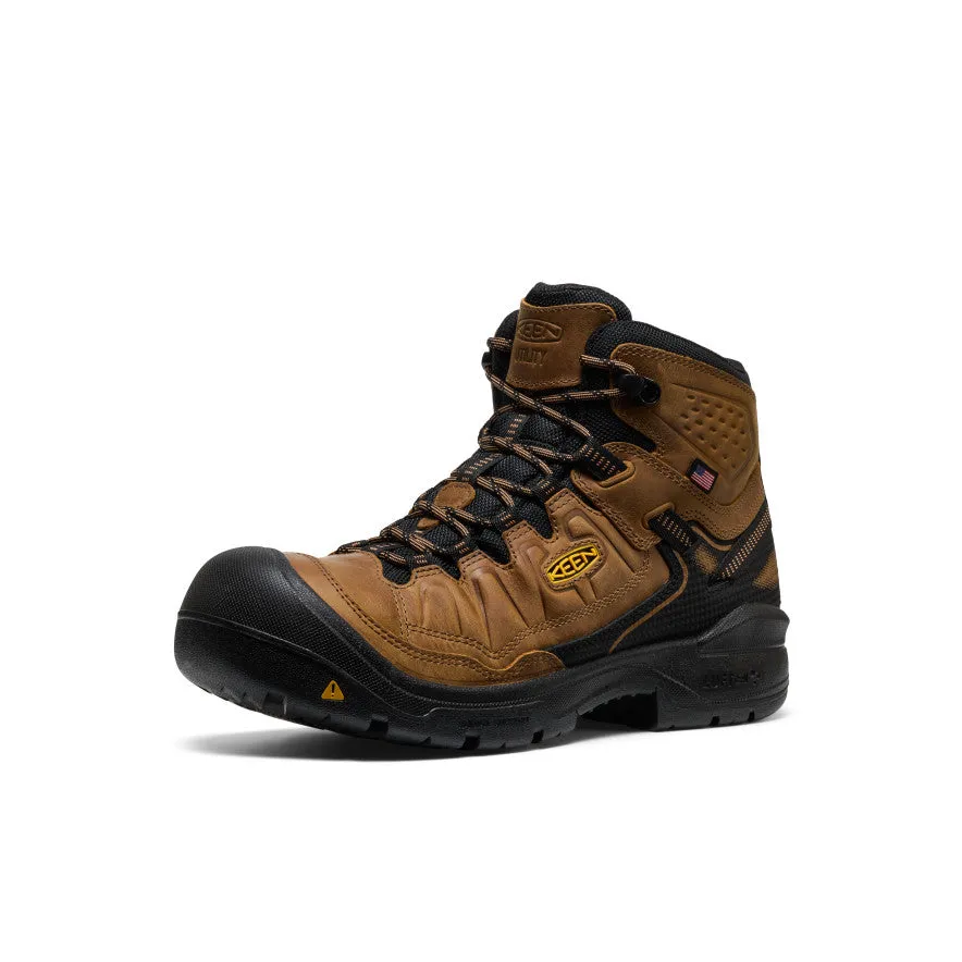 Summer Ready Instant Step Fit Men's Targhee IV Waterproof Work Boot (Soft Toe)  |  Belgian/Black