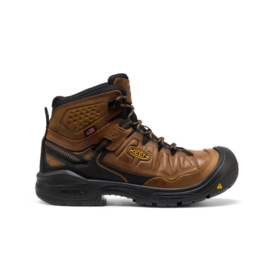 Men's Targhee IV Waterproof Work Boot (Soft Toe)  |  Belgian/Black Soft Touch