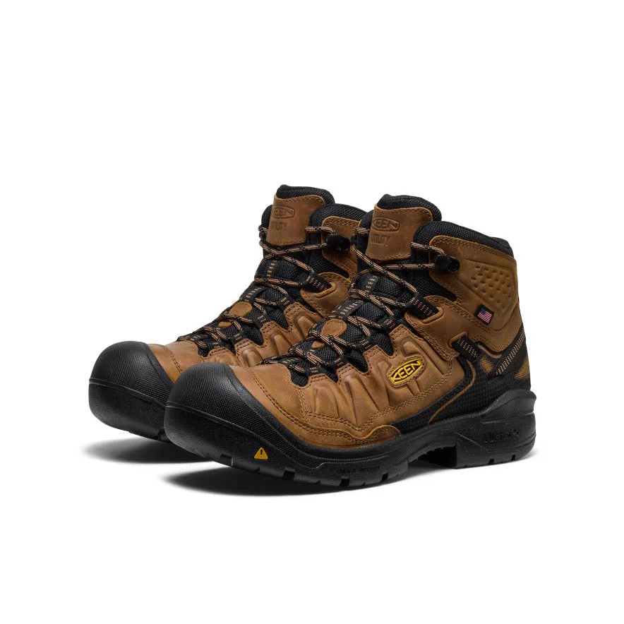 Men's Targhee IV Waterproof Work Boot (Soft Toe)  |  Belgian/Black Anti Odor Gym Workout Ergonomic City Adventure