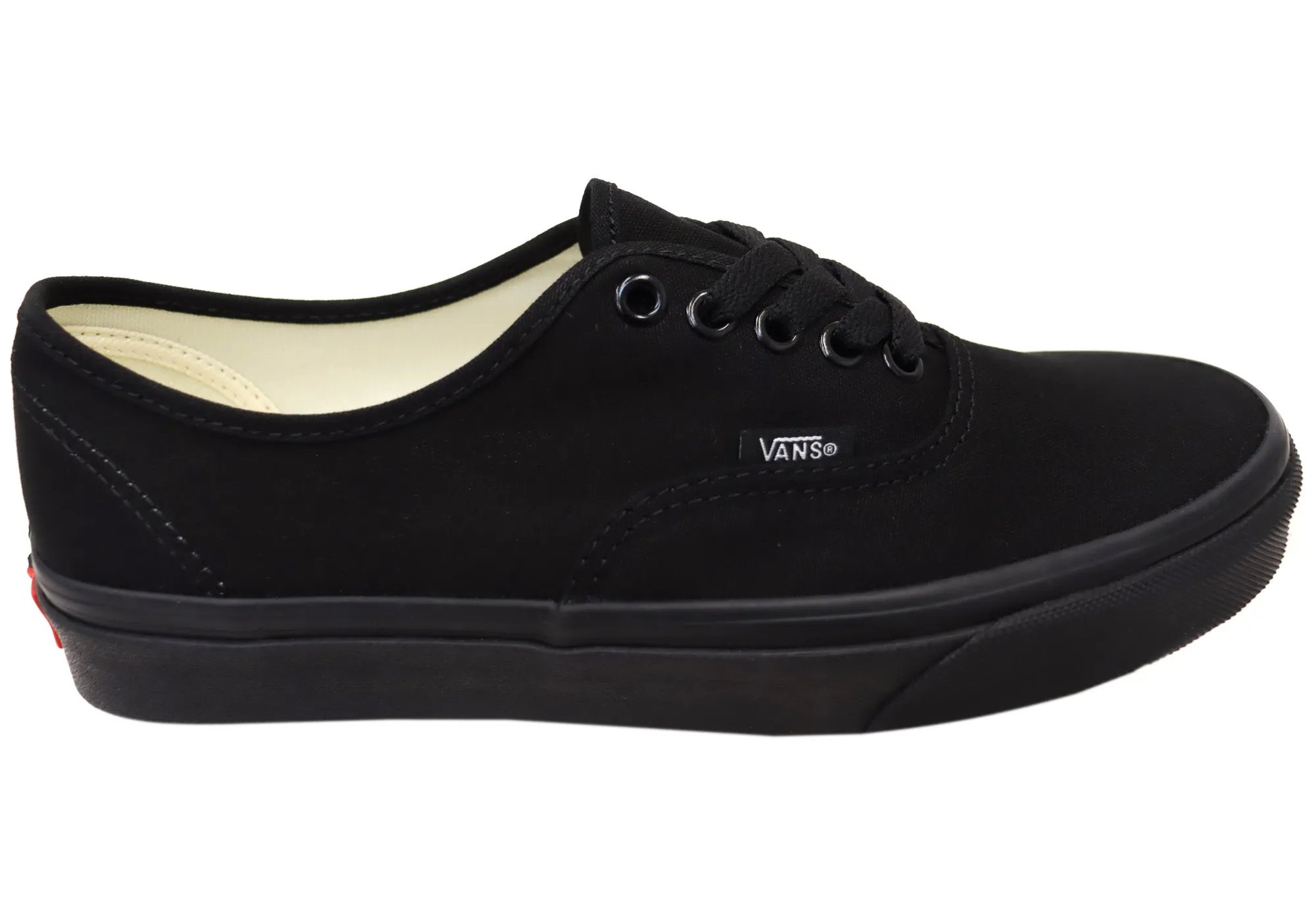 Vans Authentic Unisex Comfortable Lace Up Sneakers Black Black Comfortable kids' clothing Floral kids' outfits