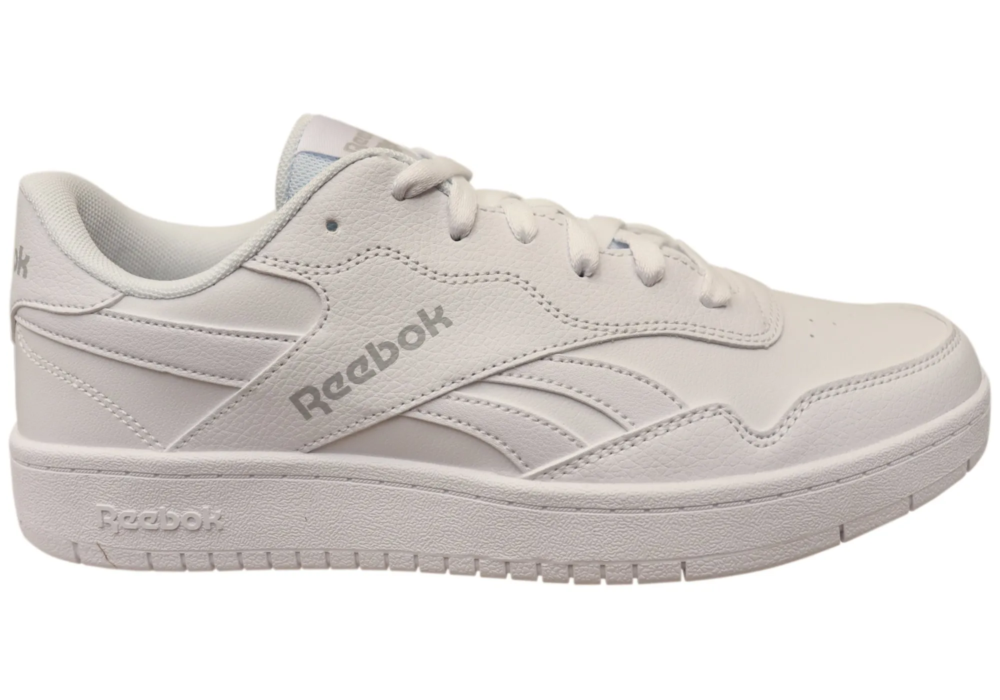 Club Meet Modern Wear Reebok BB 1000 Mens Comfortable White Lace Up Sneakers
