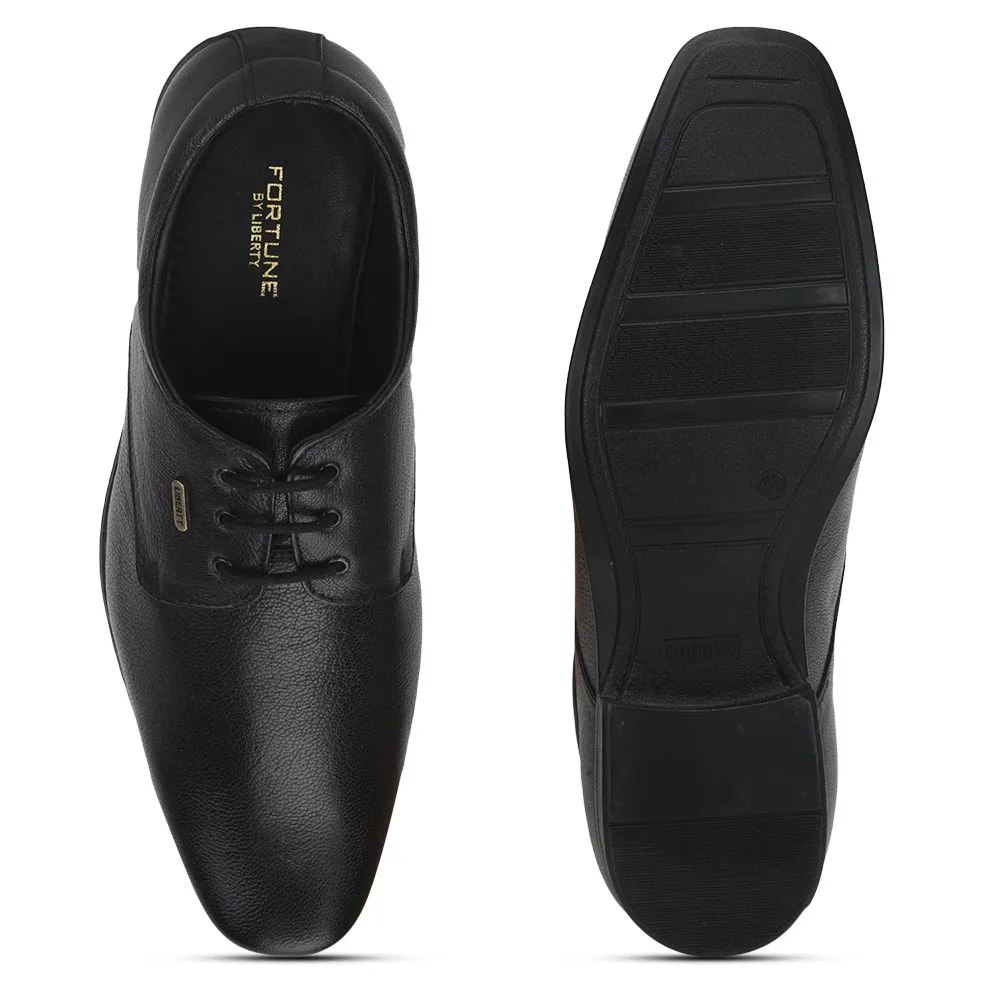 Fortune (Black) Formal Lace Up Derby Shoes For Men Uvl-305 By Liberty Timeless Appeal