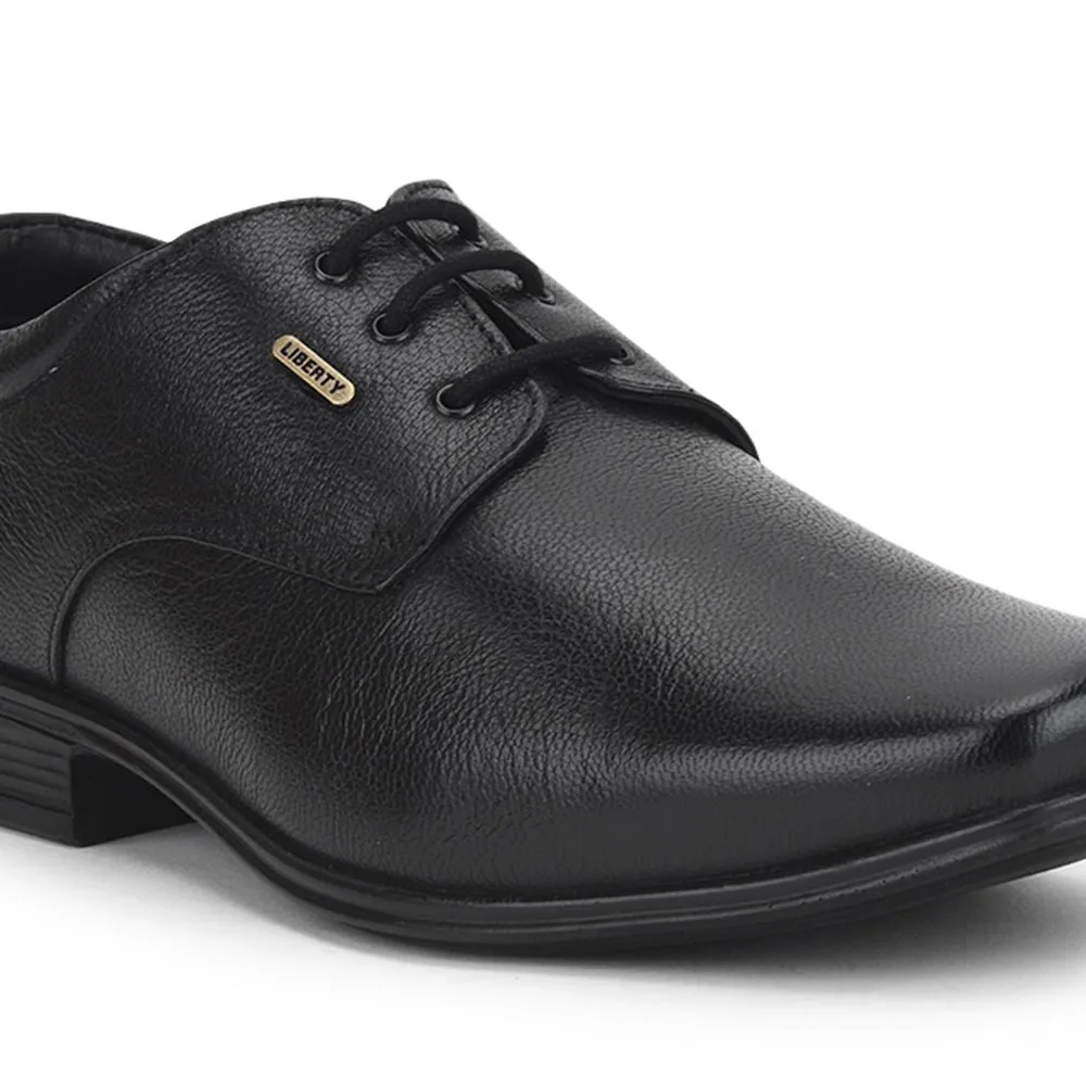 Fortune (Black) Formal Lace Up Derby Shoes For Men Uvl-305 By Liberty City Chic