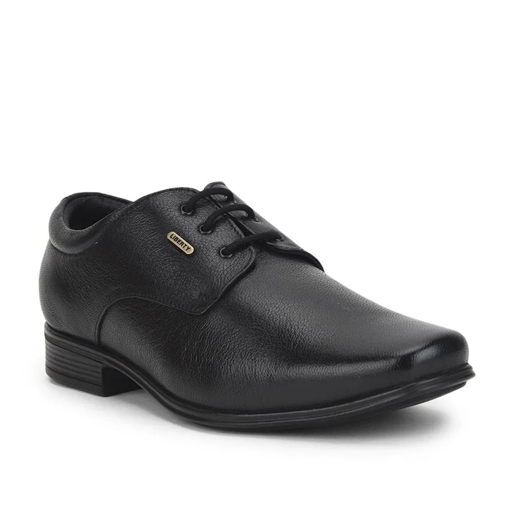 Fortune (Black) Formal Lace Up Derby Shoes For Men Uvl-305 By Liberty Mark Shade
