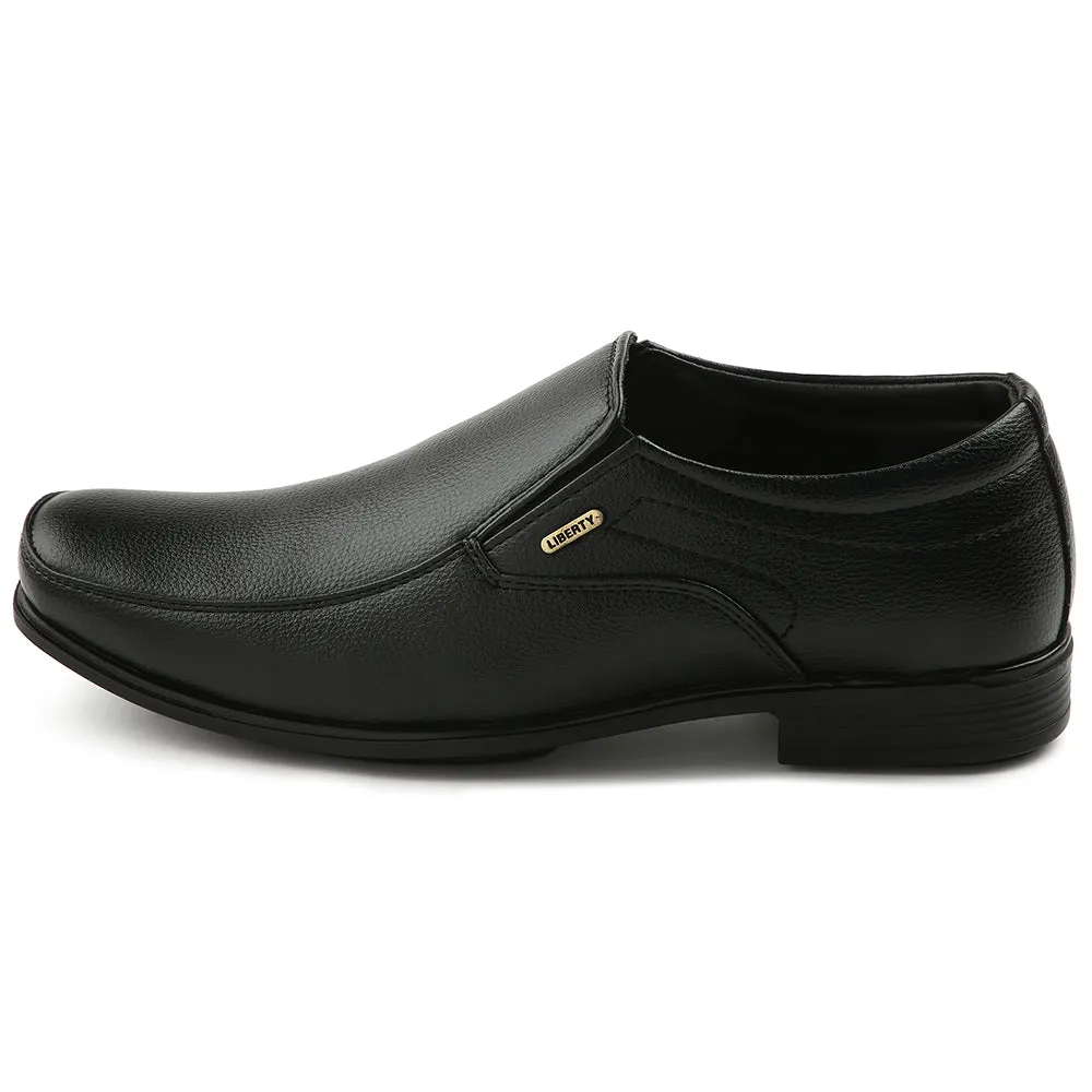 Detail Craft Fortune Black Formal Non Lacing Moccasin For Men H202-02 By Liberty