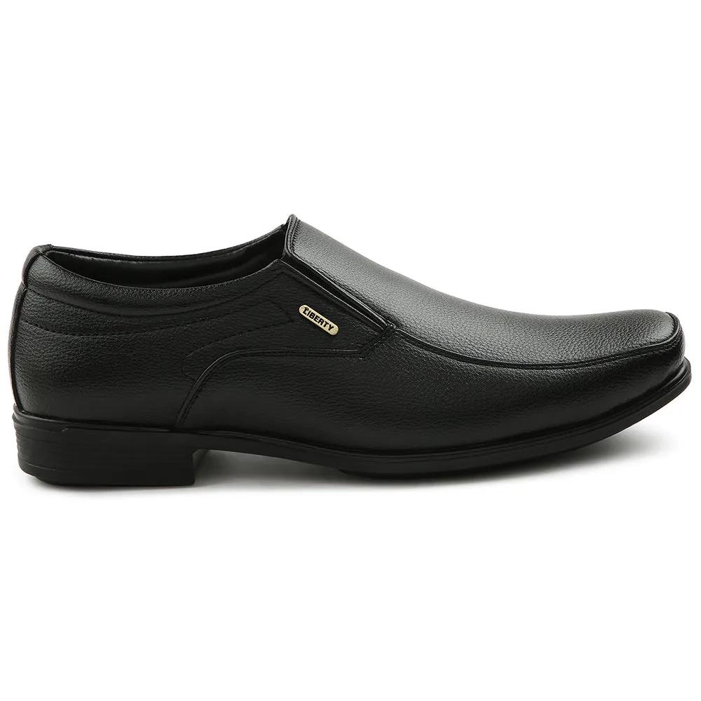Wind Guard Fortune Black Formal Non Lacing Moccasin For Men H202-02 By Liberty