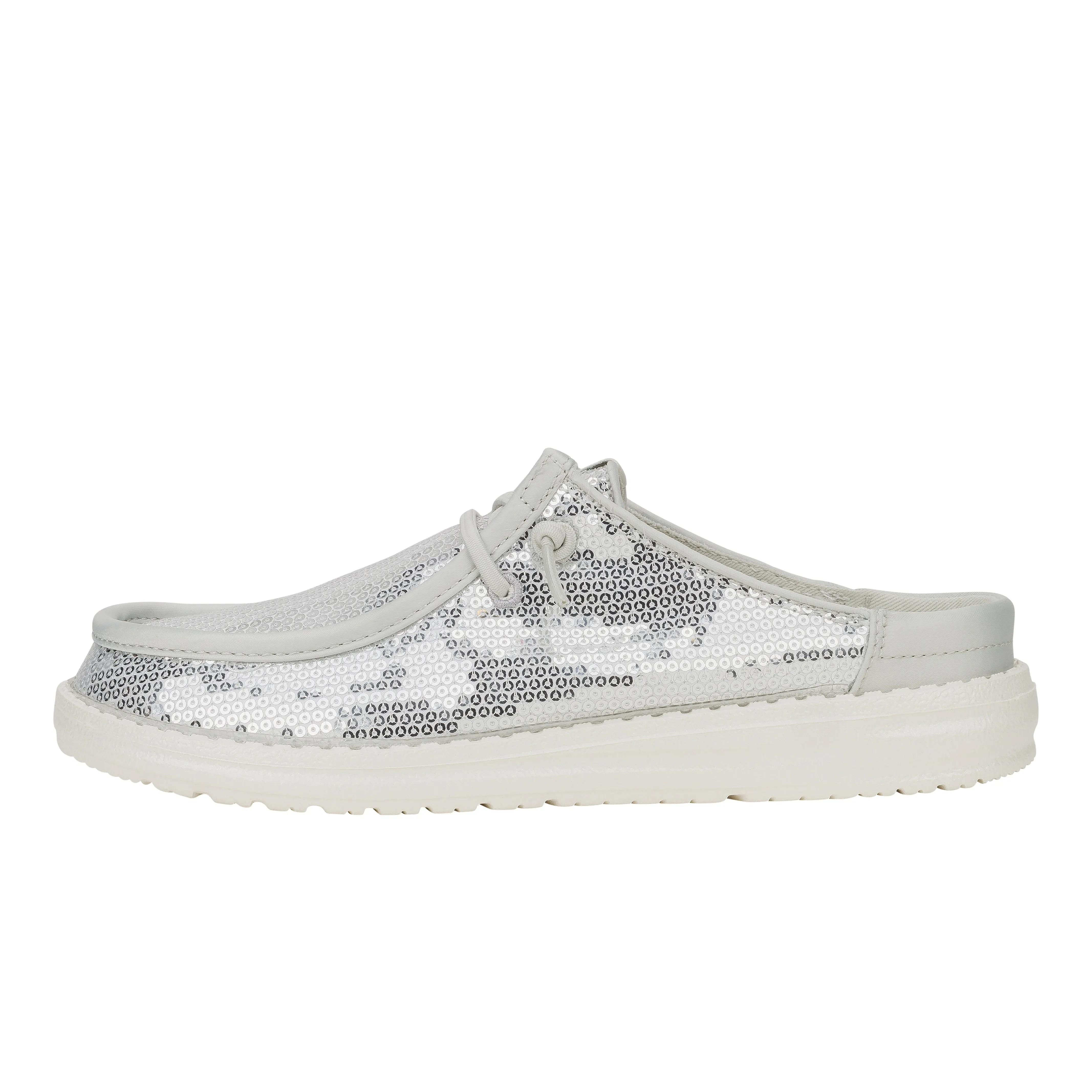 Urban Chill High Top Wendy Slip Sequin - White