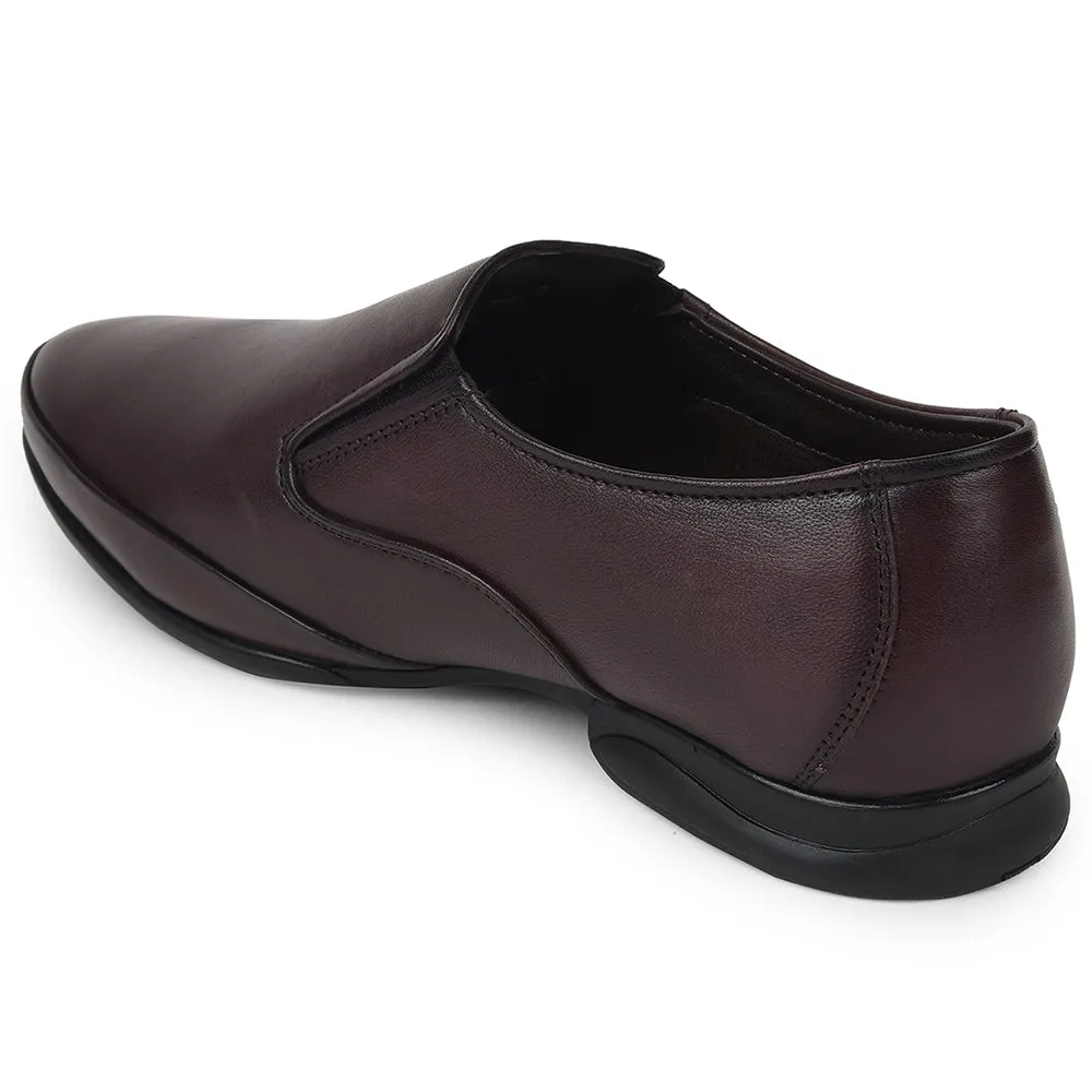 Healers Brown Formal Non Lacing Moccasins For Mens J757-03 By Liberty Clean Edge