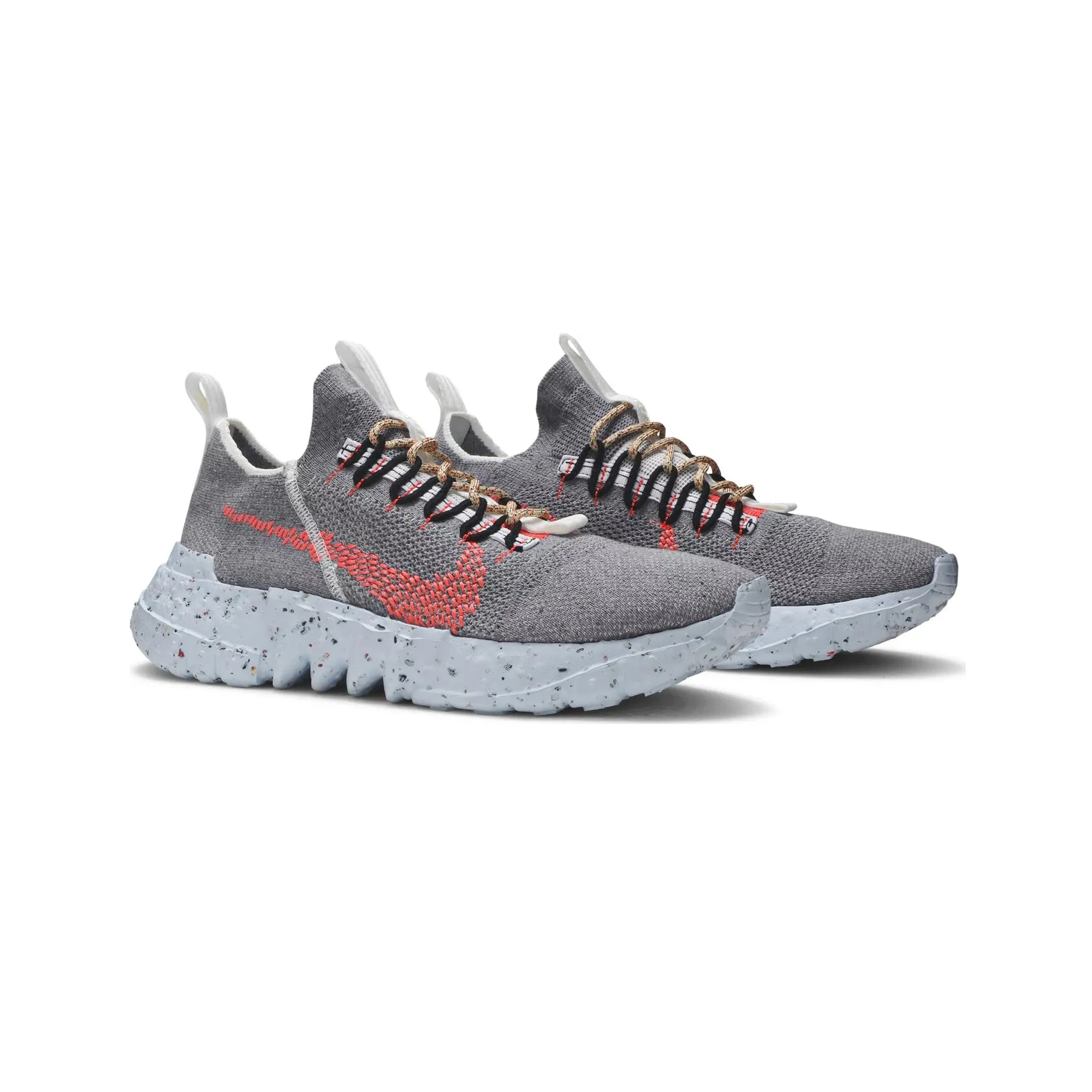 Stylish Eva Midsole Space Hippie 01 'Vast Grey Hyper Crimson'