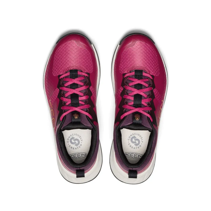 Women's Versacore Waterproof Shoe  |  Beaujolais/Gold Flame Effortless Slip-On Fit Outdoor Use