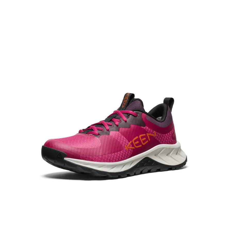 Protective Finish Rough Trail Hiker Secure fit Women's Versacore Waterproof Shoe  |  Beaujolais/Gold Flame