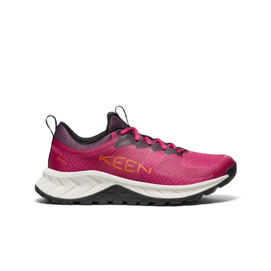 Women's Versacore Waterproof Shoe  |  Beaujolais/Gold Flame Ventilated Mesh Cold Weather