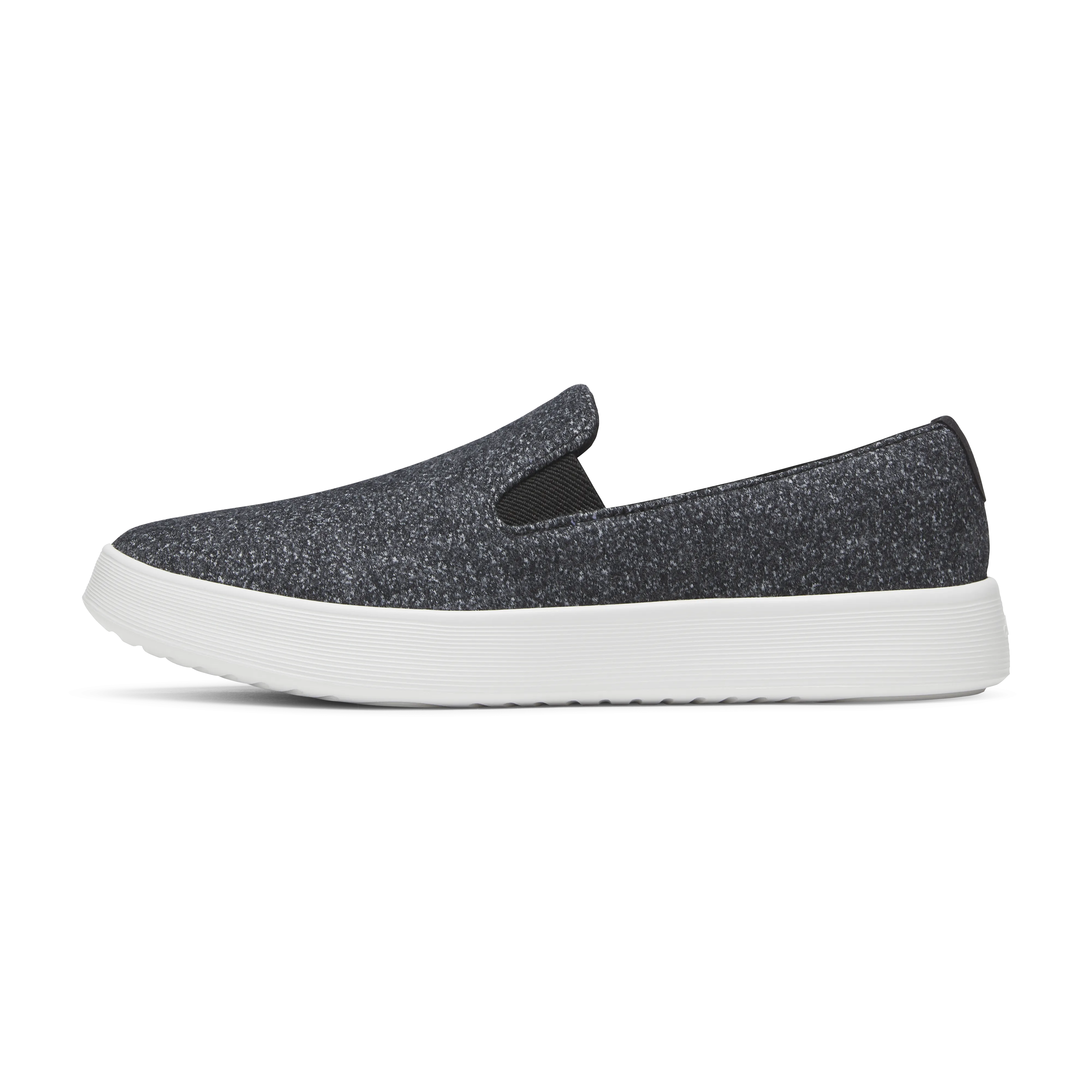 Women's Wool Cruiser Slip On - Dark Grey (Light Grey Sole) comfort shoes