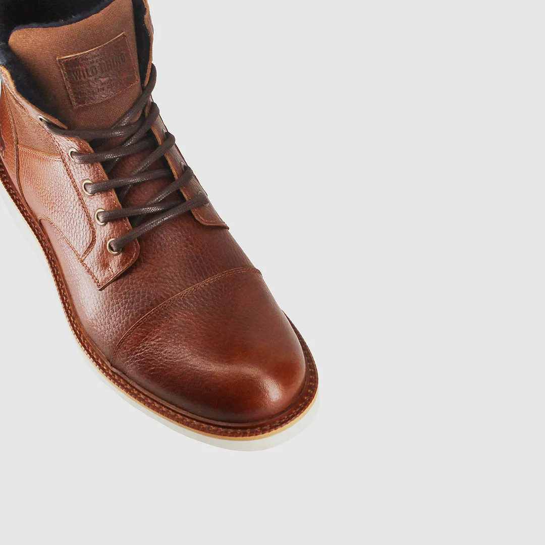 Picnic Nepean Lace Up Boots Tan