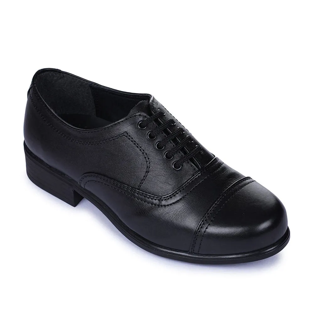 Soft Sock Fortune Black Classic Oxford Shoes For Men 7168-03 By Liberty