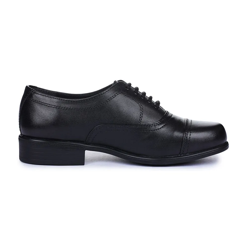 Fortune Black Classic Oxford Shoes For Men 7168-03 By Liberty Light Hold