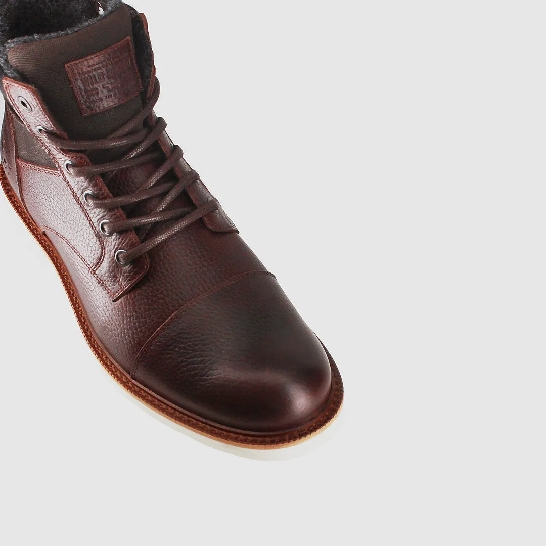 Nepean Lace Up Boots Dark Brown Quick Drying