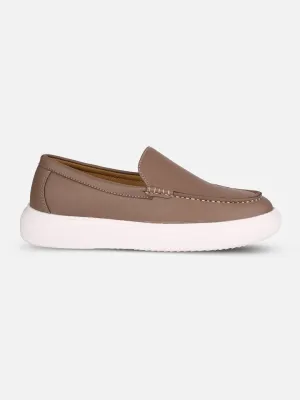 Cloud Fit Soft Sole Women's Beige Casual Slip On (IU1020)