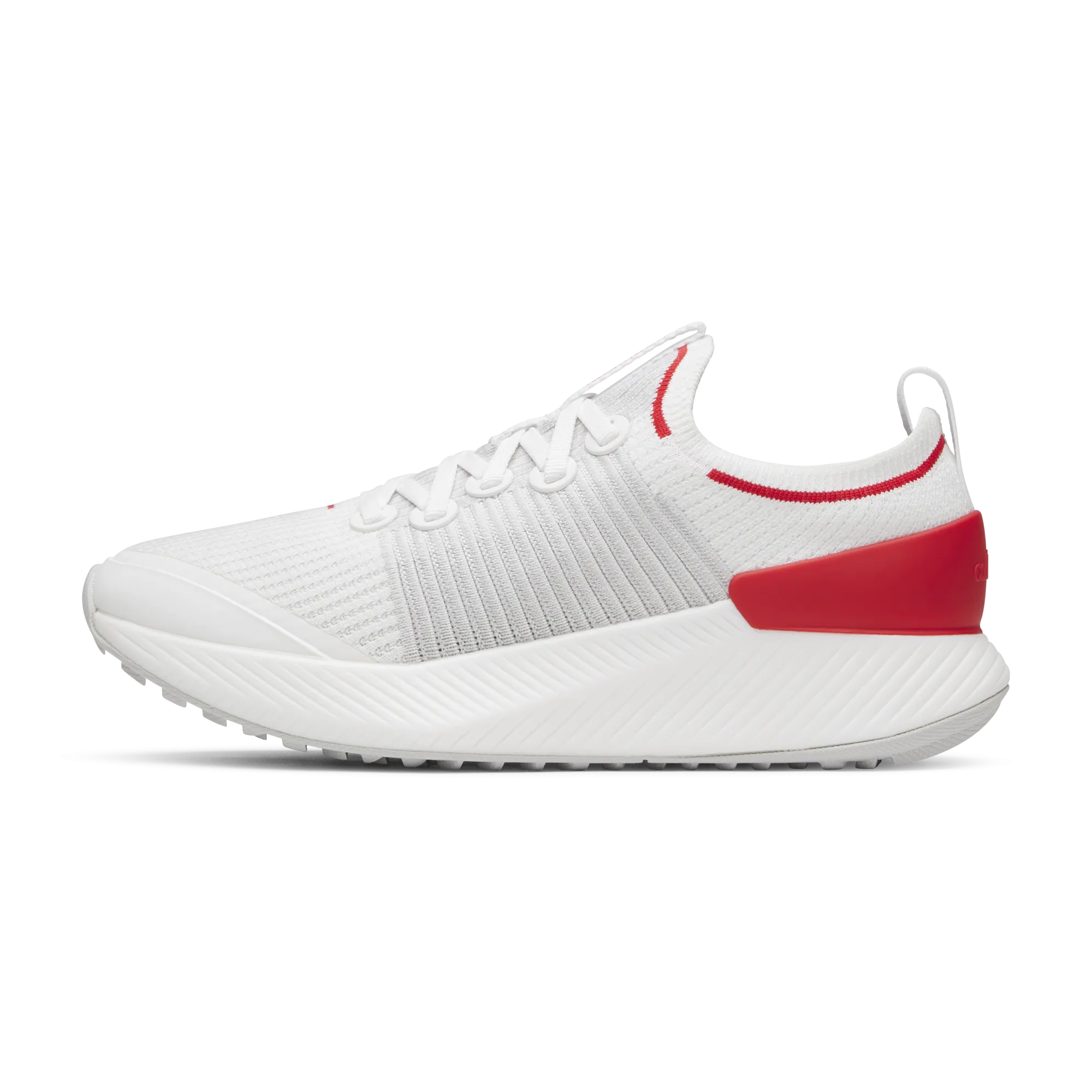 Women's Tree Glider - Blizzard/Bold Red (Blizzard Sole) Traction Lug Configuration All Day Comfort