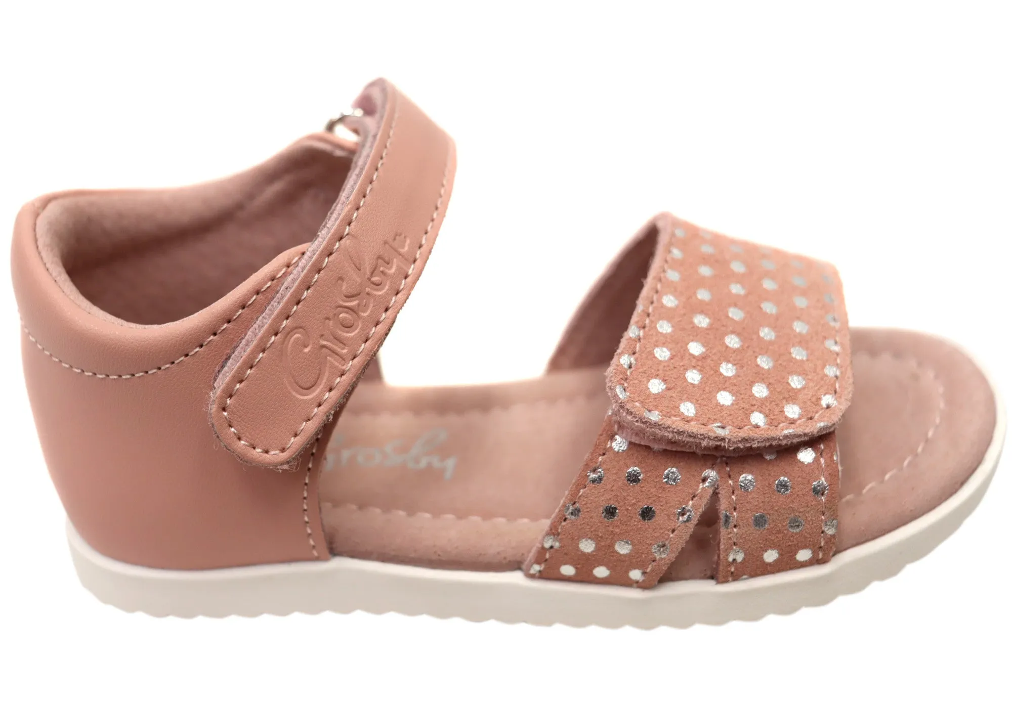 Grosby Shelly Girls Infant Toddler Junior Kids Leather Sandals Waterproof kids' items