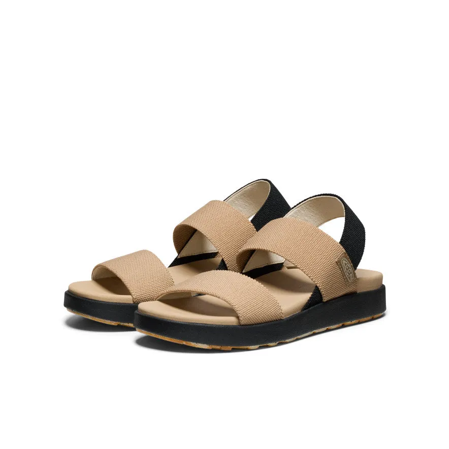 Women's Elle Backstrap Sandal  |  Cornstalk/Black Durable Base Adaptive Flex Notches
