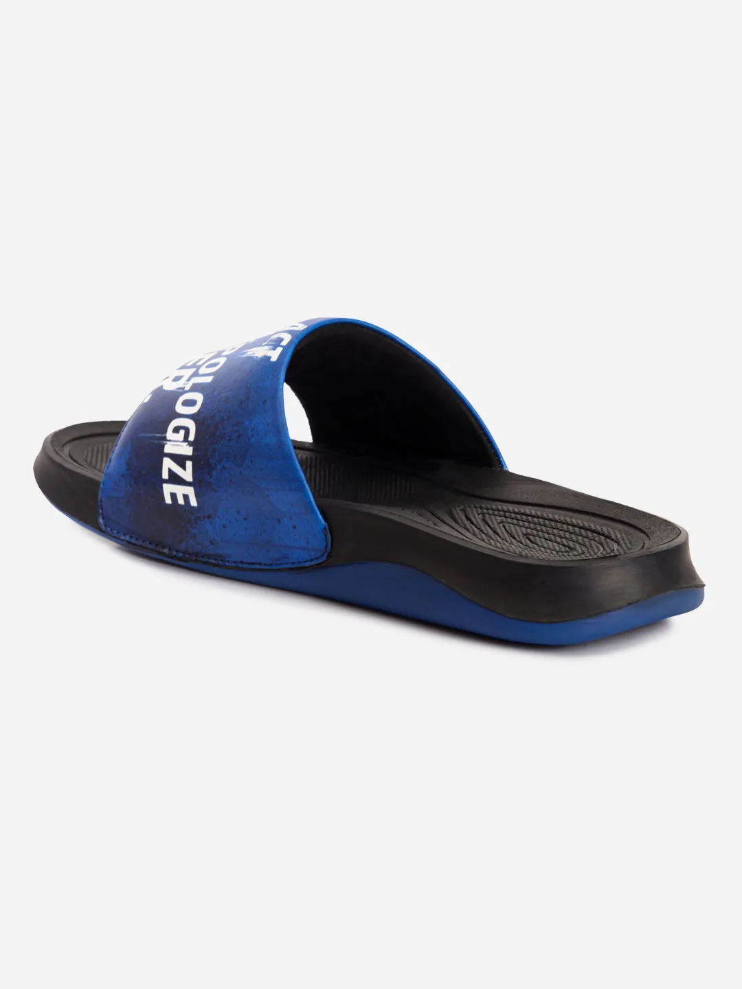Men's Active Graphic Blue Slider (ID5204) Air Boost
