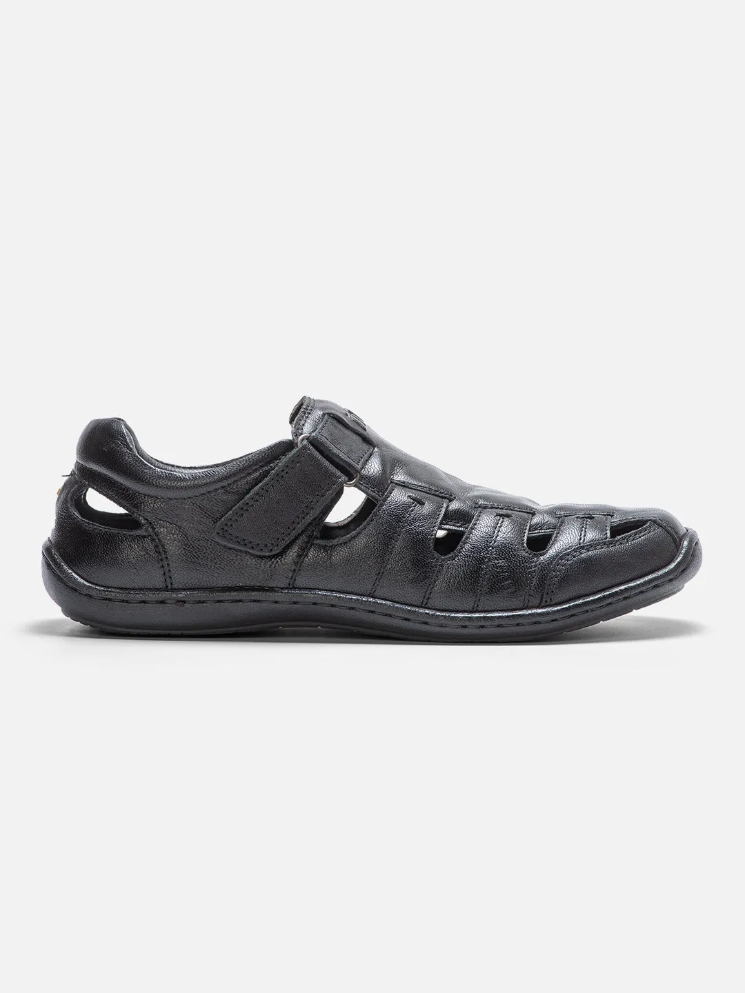 Men's Black Hurache Casual Sandal (ID4033) Swim Edge Feather Light Urban Stroll