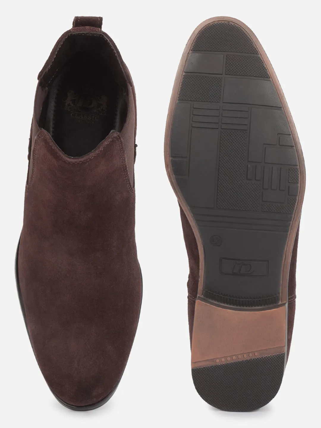 Stone Glam Men's Brown Chelsea Hi Fashion Boot (ID1183)