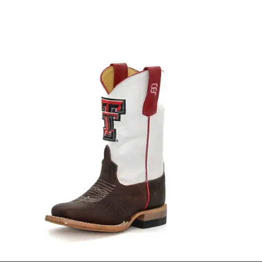 Anderson Bean Texas Tech Exclusive Bone Children's Boot Winter kids' wear