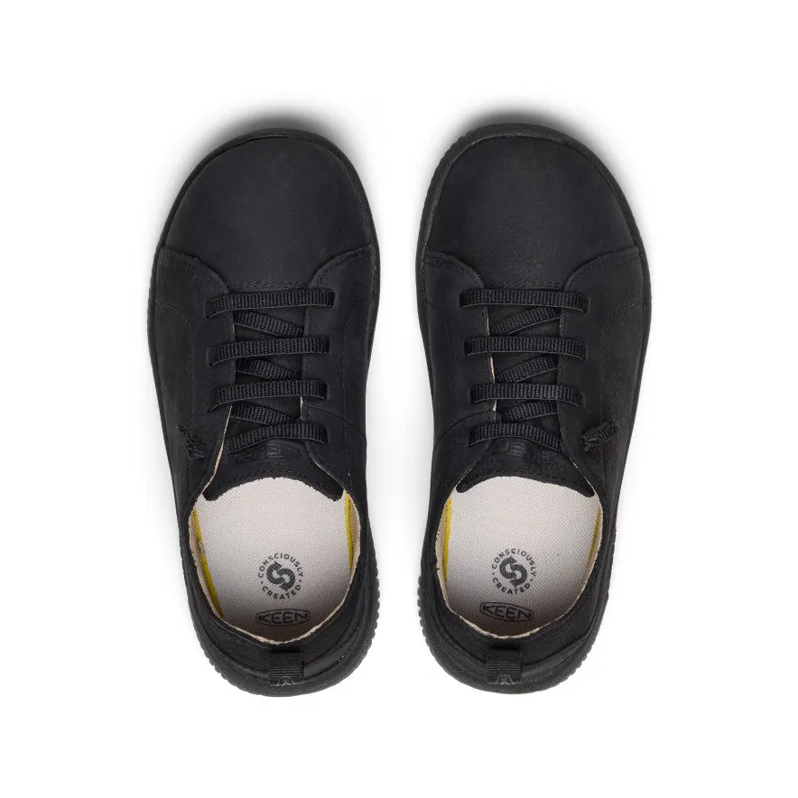 waterproof Big Kids' KNX Leather Sneaker  |  Triple Black