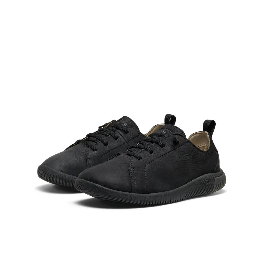 kids' athletic shoes Big Kids' KNX Leather Sneaker  |  Triple Black