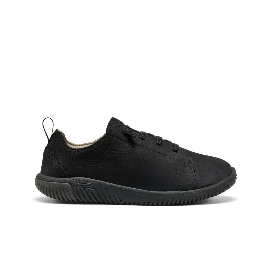 Boys' specific shoes Big Kids' KNX Leather Sneaker  |  Triple Black