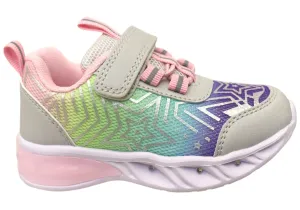 Koala Lights Xing Comfortable Toddler Junior Girls Kids Light Up Shoes Slip Resistant Outsole