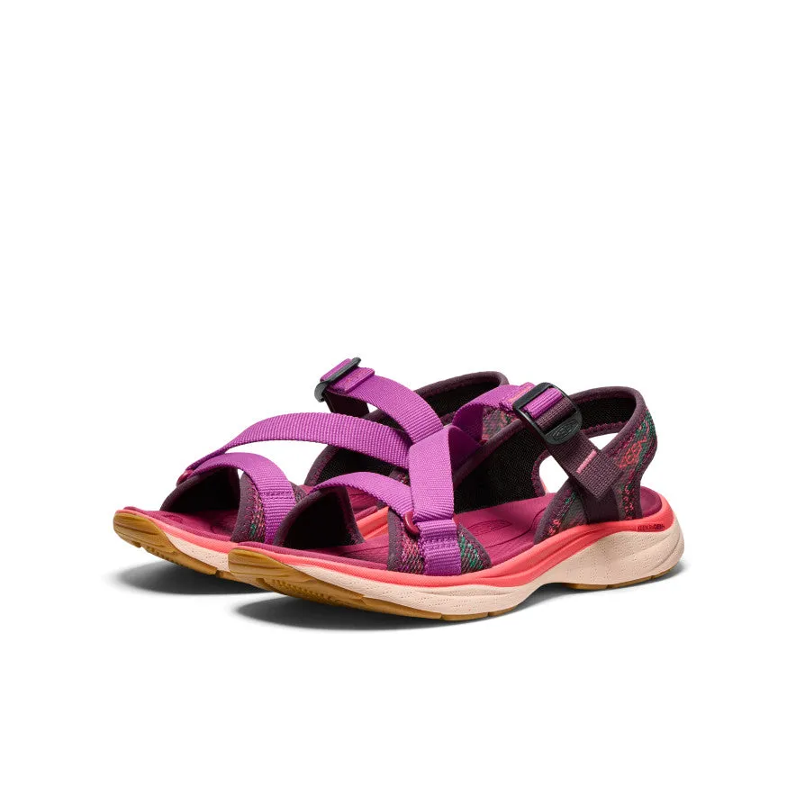 Women's Leiki Open-Toe Sandal  |  Plum Perfect/Dubarry Hydraulic Heel Cushioning Step Forward