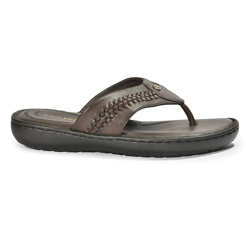 Coolers By Liberty LFL-11 Formal Brown Slippers & Flip-Flop For Men Casual Wear