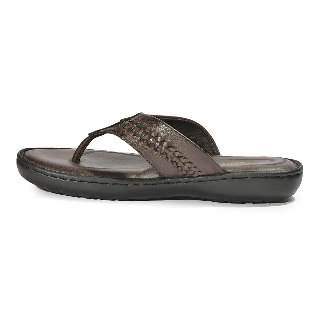 Coolers By Liberty LFL-11 Formal Brown Slippers & Flip-Flop For Men Dream Path Wool Warm