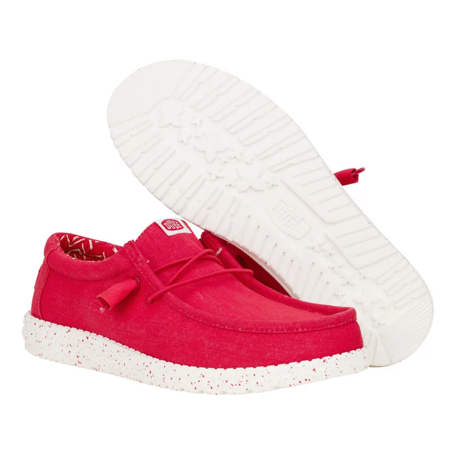 Kind Step Wally Stretch Canvas  - Savvy Red