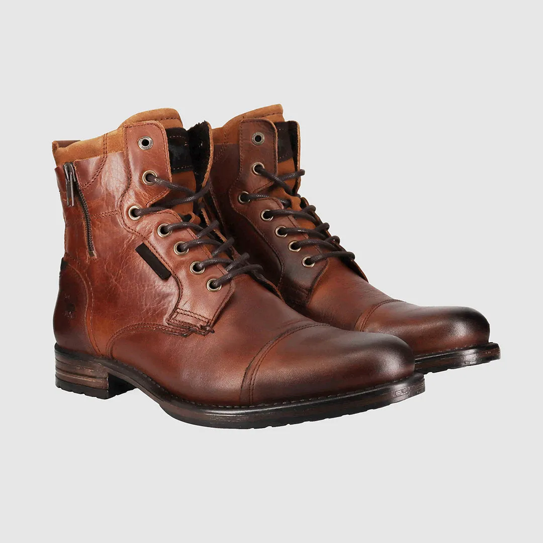 Quick Drying Snowy Path Porter Lace Up Boots Camel