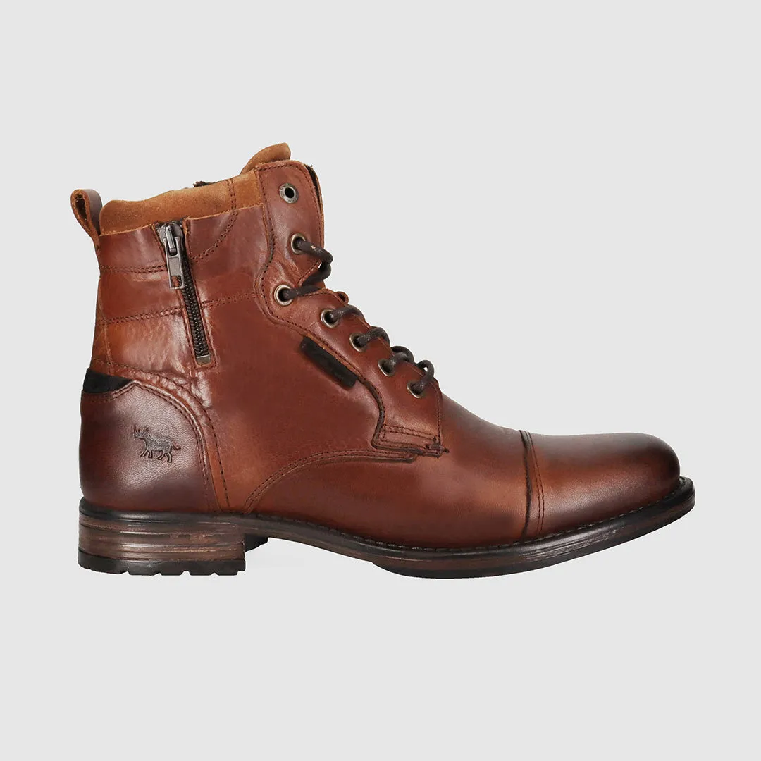 Everyday Comfort Flexible Design Porter Lace Up Boots Camel