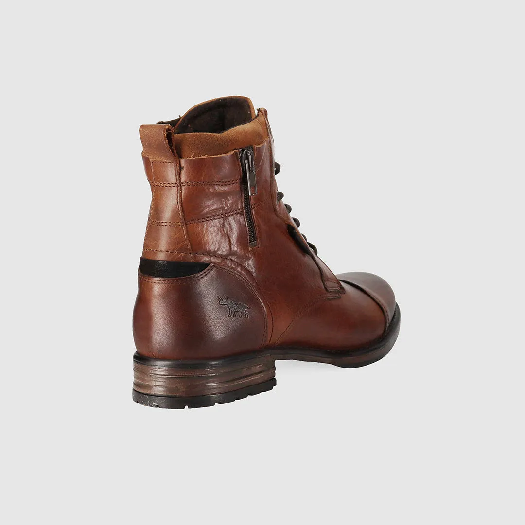 Porter Lace Up Boots Camel Firm Hold Casual Look